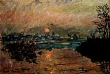 Sunset by Claude Monet